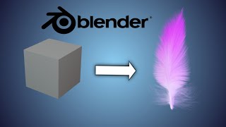 how to create a feather in blender 292 blender tutorial [upl. by Parris]