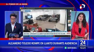 Alejandro Toledo se desvanece y arremete contra trabajador de INPE [upl. by Sidhu]