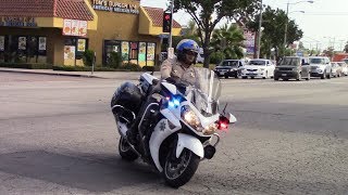 CHP Motorcycle Responding [upl. by Ahcsatan]