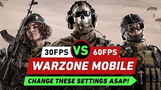 The Best Settings For Call of Duty Warzone Mobile [upl. by Trilby]