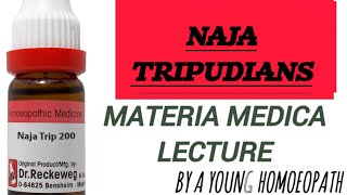 NAJA  MATERIA MEDICA A YOUNG HOMOEOPATH [upl. by Mukul]