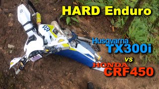 2021 Husqvarna TX300i BreakIn Ride HARD Enduro [upl. by Scevour]