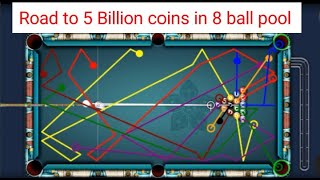 Road to 5 Billion coins in 8 ball pool  8 ball pool [upl. by Dobson932]