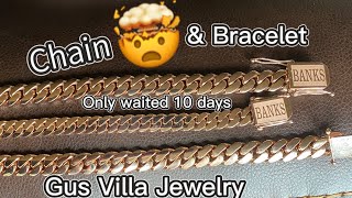 13mm 261 gram Miami Cuban Link Chain by GUS VILLA Gus Villa Jewelry REVIEW and Unboxing [upl. by Ahsinrev]