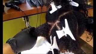 Keratin Treatment on African American hair [upl. by Swamy]