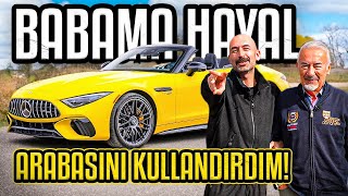 BABAMA HAYALLERİNDEKİ ARABAYI KULLANDIRDIM 🔥 Mercedes SL63 Amg [upl. by Geminius403]