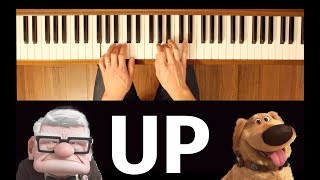 Up With End Credits Up EasyIntermediate Piano Tutorial [upl. by Philomena]