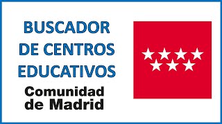 ¿CÓMO BUSCAR UN CENTRO EDUCATIVO DE LA COMUNIDAD DE MADRID [upl. by Bock]