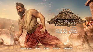 Malaikottai Vaaliban  Official Hindi Trailer  Mohanlal Sonalee K  Feb 23  DisneyPus Hotstar [upl. by Curnin]