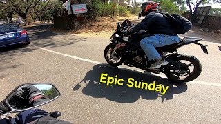 Sunday Ride with BMW S 1000 RR and Benelli 300 [upl. by Notnroht795]