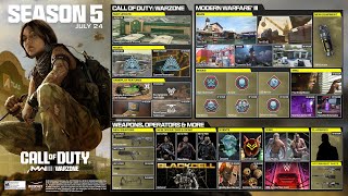 FULL MW3 SEASON 5 UPDATE ROAD MAP Multiplayer Warzone amp Zombies  Modern Warfare 3 [upl. by Rubbico846]