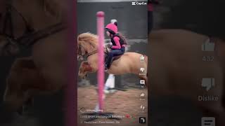 Everyone go subscribe to Skyesriding💕 horse equestrianshow equestrian horsefan horsegirl [upl. by Yanrahc]