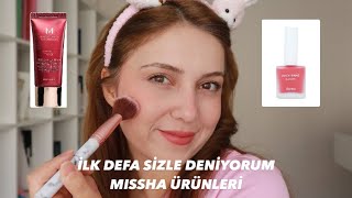 İLK DEFA SİZLE DENİYORUM  Missha bb krem juicy pang likit allık [upl. by Truitt]