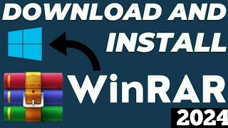 HOW TO INSTALL WinRAR Software Windows 7 10 11 HindiUrdu in 2024👍 [upl. by Erdah]