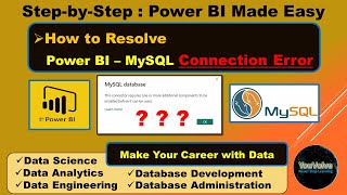 Power Bi MySQL Connection Error and Resolution [upl. by Aniraad]