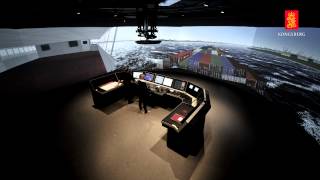 Polaris ships bridge simulator  Kongsberg Digital [upl. by Kciremed696]