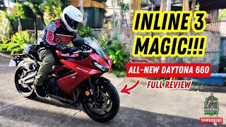 OK ba ang Inline 3 Cylinder Sportbike  AllNew Triumph Daytona 660 Full Review  Honda ADV 160 [upl. by Athalla]