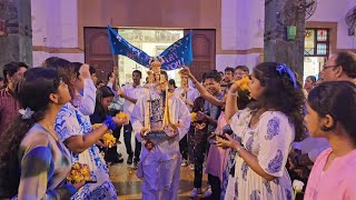 Nativity of the Blessed Virgin Mary  Noahs Ark Sunday School Children  StBlaise Church Amboli [upl. by Pacien]