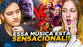 REACT EM CASAL  Vingadores VS Thanos  Duelo de Titãs ESPECIAL VINGADORES GUERRA INFINITA [upl. by Valenba578]