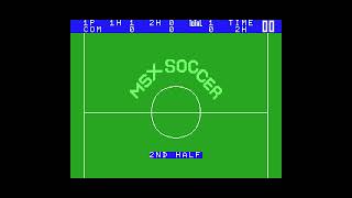 MSX Soccer Longplay MSX Game [upl. by Aetnahs]