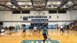 Kealakehe vs Honokaa Girls volleyball varsity set 2 09042024 [upl. by Kikelia]