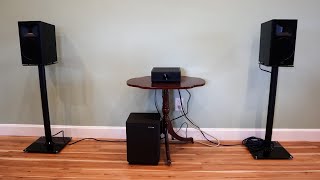 Perlesmith Budget Universal Floor Speaker Stands PSSS6 Review [upl. by Orpheus]