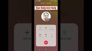 Ejaz Baig Parchar By Call Recoder [upl. by Eleaffar967]