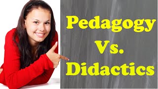 Pedagogy and Didactics [upl. by Gunter]