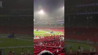 Fans run around Fenway Park in rainstorm during Lana Del Rey concert in Boston [upl. by Acirfa88]