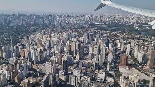 Landing in São Paulo Congonhas Airport  CGH [upl. by Gamali]