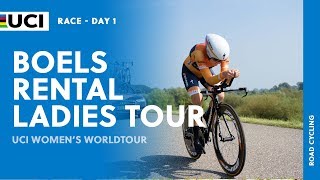 2017 UCI Womens WorldTour – Boels Rental Ladies Tour – Highlights day 1 [upl. by Justinn]