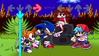 Friday Night Funkin  Sidekick but Normal Sonic amp Tails sings it [upl. by Ebbarta231]