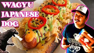 THE ULTIMATE WAGYU BEEF JAPANESE HOT DOG [upl. by Scarlet]