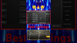 Pubg Best settings 🔥 youtubeshorts technology techshorts [upl. by Ynnod]