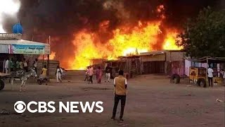 Inside the violence in Sudan as UNHCR appeals for 1 billion to help refugees [upl. by Rhiamon426]