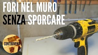 COME FORARE IL MURO SENZA SPORCARE  CE LHAI 1 MINUTO 1 [upl. by Atteynek]