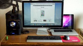 MacBook Pro amp Apple Cinema Display Setup 2011 [upl. by Bakeman]