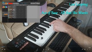 Ace Of Bace  All that She wants  live looping bitwig  nektar impact gx61 [upl. by Sum333]