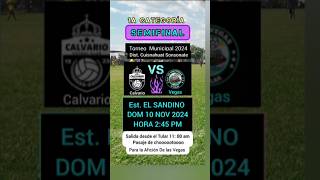 Semifinal 1a Cat Torneo Mpal 2024 [upl. by Ahseram]