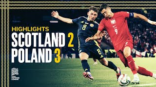 Scotland 23 Poland  Late Defeat in Nations League Opener  2024 UEFA Nations League Highlights [upl. by Adhamh]