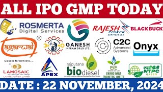 All ipo current gmp all updated gmp c2c ipo gmp🚀Rajesh power rajputana IPO🚀🚀🔥 [upl. by Resneps]