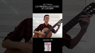 Lección 48  Las Primeras Lecciones de Guitarra  Julio S Sagreras [upl. by Marty129]