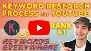 YouTube Keyword Research with Keywords Everywhere Youtube SEO Process for Youtube Tags [upl. by Lerrej]