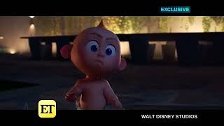 Incredibles 2 Fight Scene in Full JackJack vs Raccoon Exclusive [upl. by Zenobia]