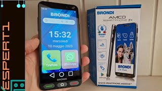 Novità 2023 Brondi Amico Smartphone S Senior smartphone Android con tasti [upl. by Ronile262]