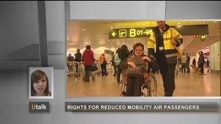 euronews U talk  Rights for disabled flight passengers [upl. by Aiduan]