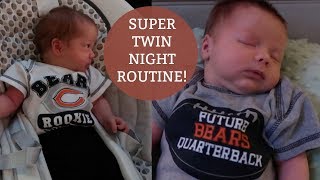 BEST TWIN NIGHT ROUTINE SLEEP [upl. by Anoyet]