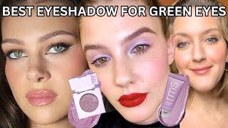 BEST EYESHADOW COLORS FOR GREEN EYES [upl. by Burnett]