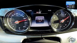 2017 Mercedes E 200 184hp  0200 kmh acceleration 60FPS [upl. by Eimerej364]