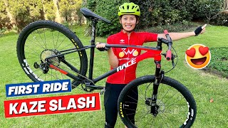 KAZE RACE SLASH 29er MTB  First Ride Review [upl. by Britney]